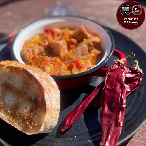 Cazuelica Marmitako del Castillo de Monjardin Restaurante