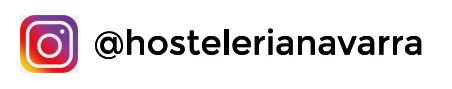 Logo instagram y nick name @hostelerianavarra