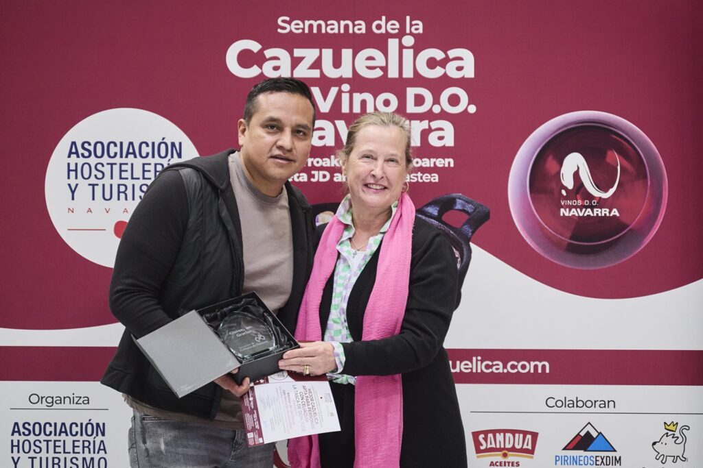 Premio a la mejor cazuelica apta para personas con celiaquí para el Bar La Tasca de Don José.