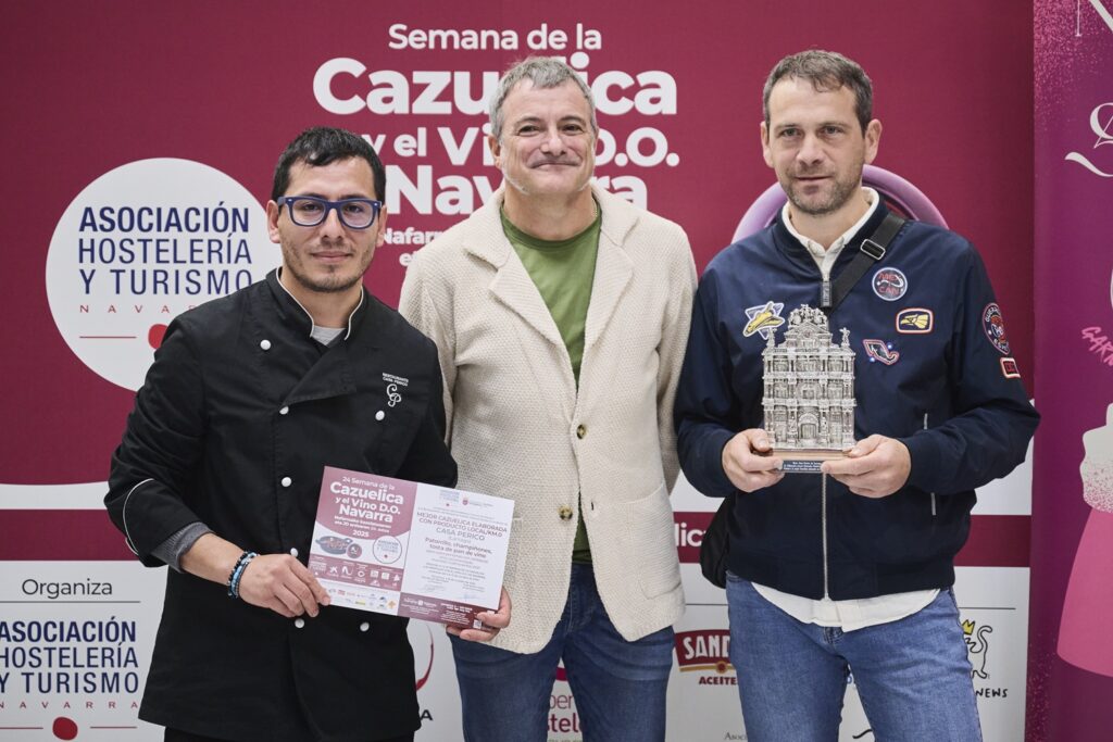 Mejor cazuelica elaborada con KM.0 a. Restaurante Casa Perico de Larraga